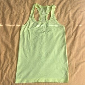 Lululemon Swiftly Tech Racerback Tank Top 2.0 Electric Lemon Size 4